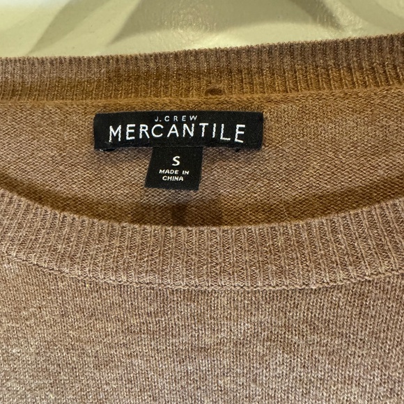 J Crew Mercantile Brown Sweater with Poodle Design Sz S - Picture 6 of 7